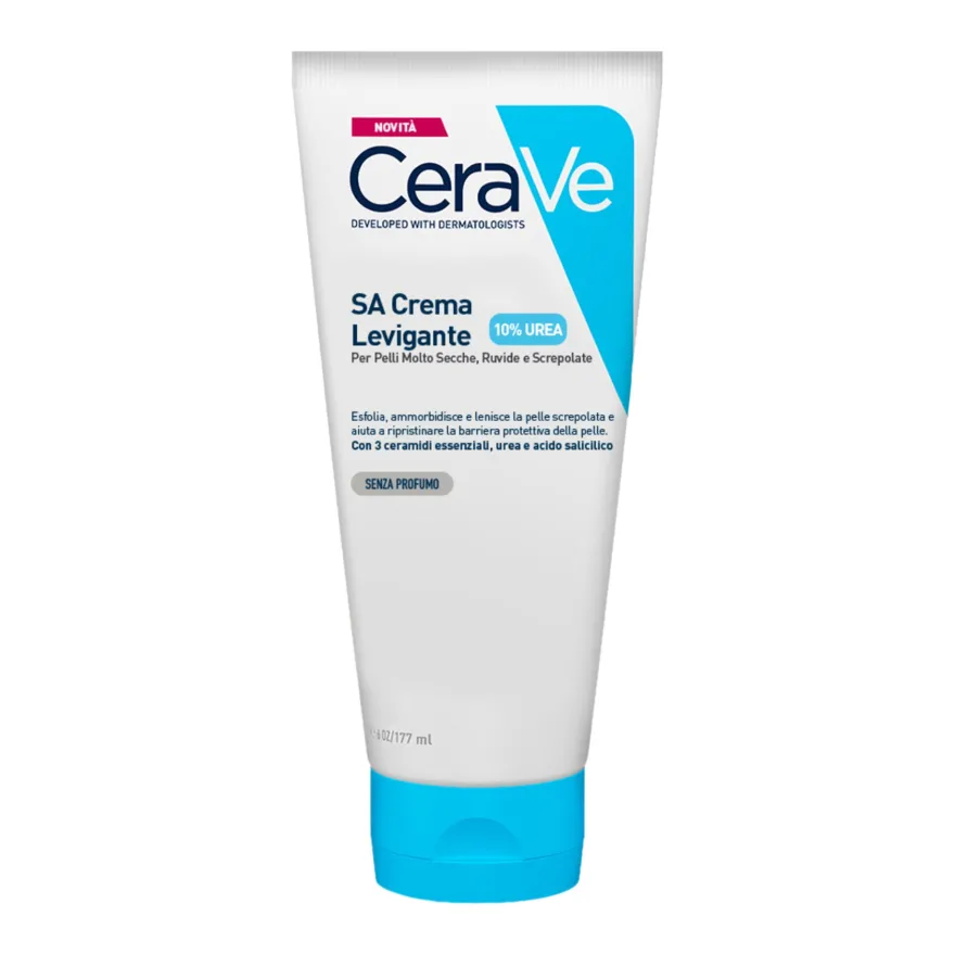 Cerave Sa Sa Crema Levigante 10% Urea Per Pelle Molto Secca Ruvida E Screpolata 177ml