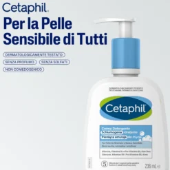 Cetaphil Crema Detergente Schiumogena Idratante 236ml