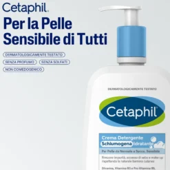 Cetaphil Crema Detergente Schiumogena Idratante 473ml