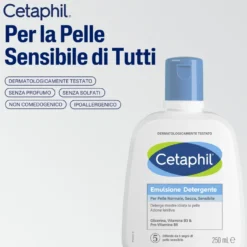 Cetaphil Emulsione Detergente Viso E Corpo 250ml