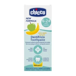 Chicco Dentifricio Bambino 6-24 Mesi Mela E Banana Con Fluoro 50ml