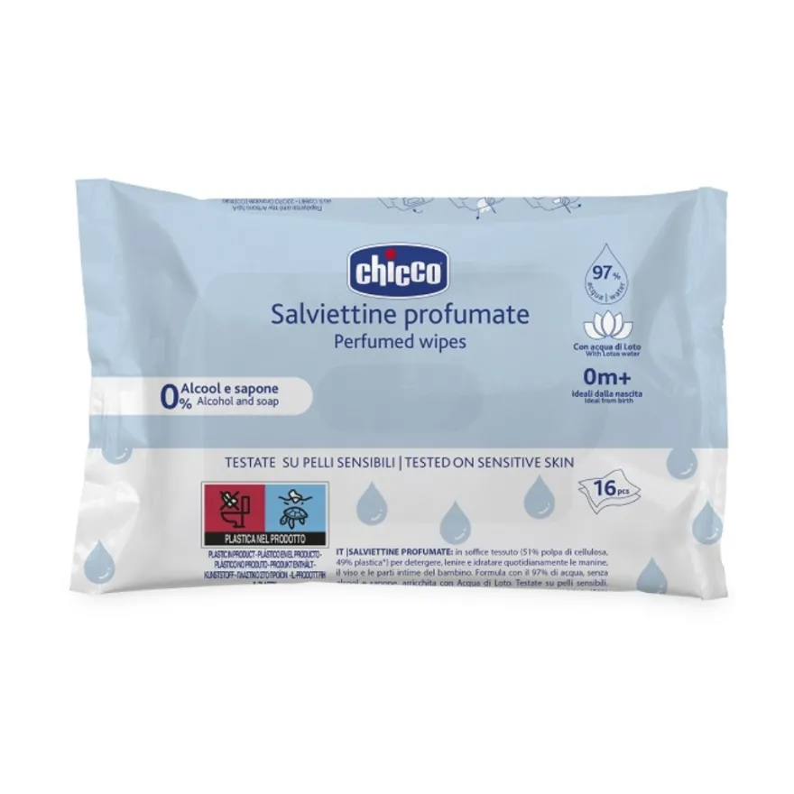 Chicco Salviettina Pocket 16 Pezzi