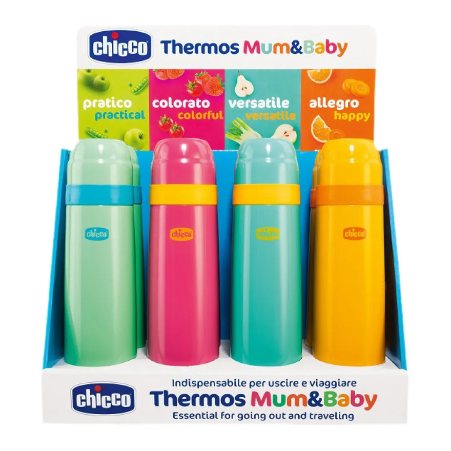 Chicco Thermos Liquidi Acciaio Inossidabile 500ml 1 Pezzo