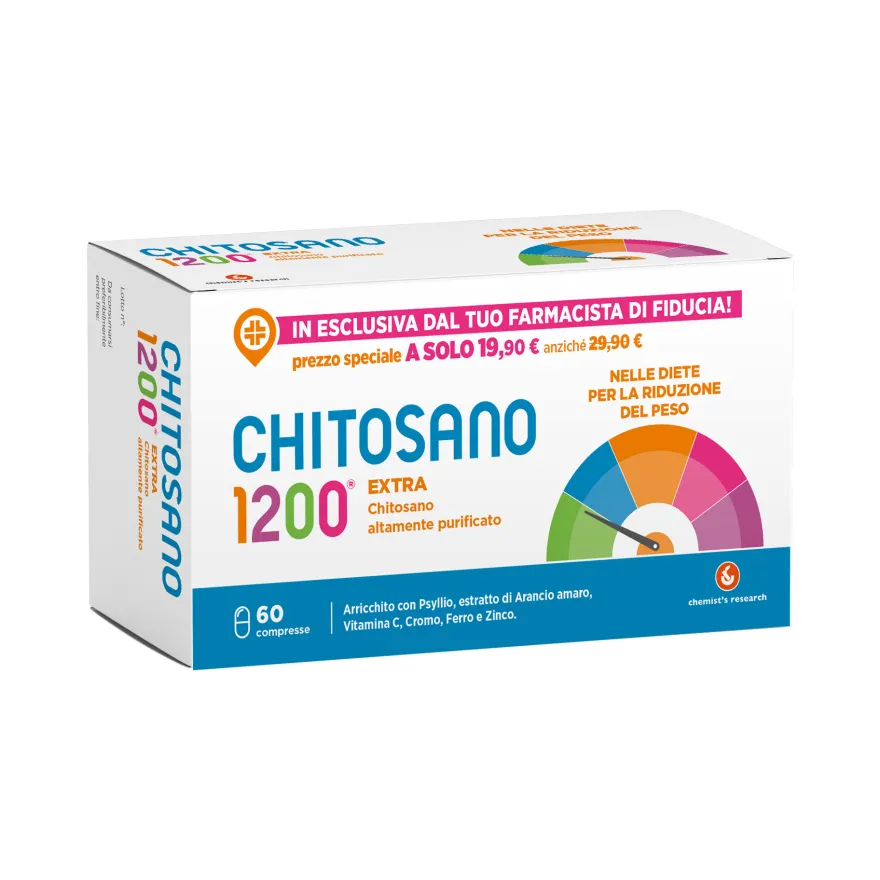 Chitosano 1200 Extra 60 Compresse