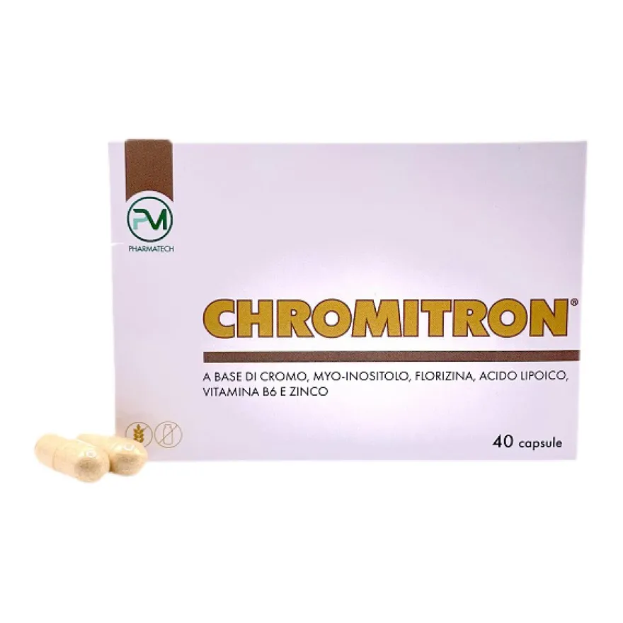 Chromitron Integratore Metabolismo Macronutrienti 40 Capsule
