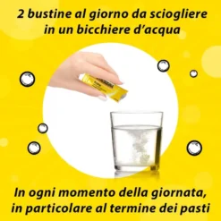Citrosodina Effervescente Integratore Alimentare Digestivo Con Calcio Al Limone 20 Bustine