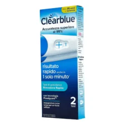 Clearblue Test Di Gravidanza Con Rilevazione Rapida Confezione Con 2 Test