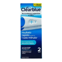 Clearblue Test Di Gravidanza Con Rilevazione Rapida Confezione Con 2 Test