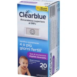 Clearblue Test Di Ovulazione Digitale Avanzato 20 Pezzi