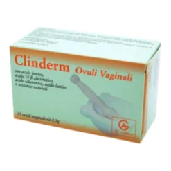Clinderm Ovuli Vaginali Difese Naturali Intime 15 Ovuli Vaginali Da 2,5g