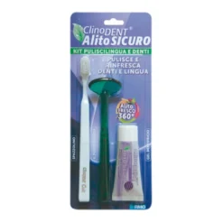 Clinodent Kit Pulisci Lingua E Denti Alito Sicuro 1 Kit