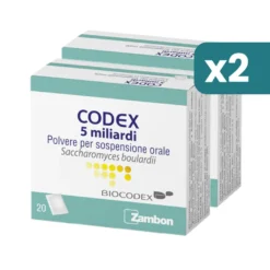 Codex 5 miliardi fermenti lattici flora intestinale bipacco 2x20 bustine