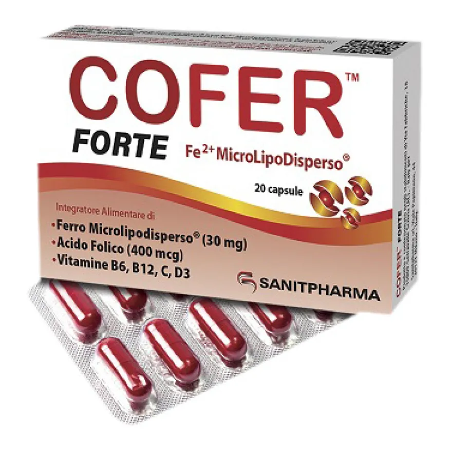 Cofer Forte Integratore Ferro 20 Capsule
