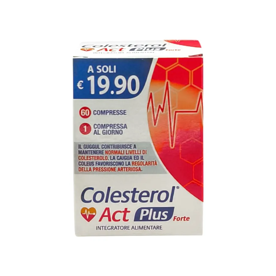 Colesterol Act Plus Forte integratore colesterolo bipacco 2x60 compresse