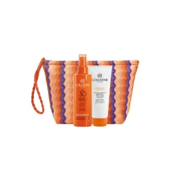 Collistar Cofanetto Latte Spray Abbronzante Spf30 200ml + Balsamo Doposole 100ml + Pochette