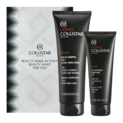 Collistar Cofanetto Uomo Doccia Shampoo 3in1 250ml + Gel Detergente Purificante Viso 125ml