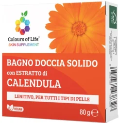Colours Of Life Bagno Doccia Solido Con Estratto Di Calendula 80g