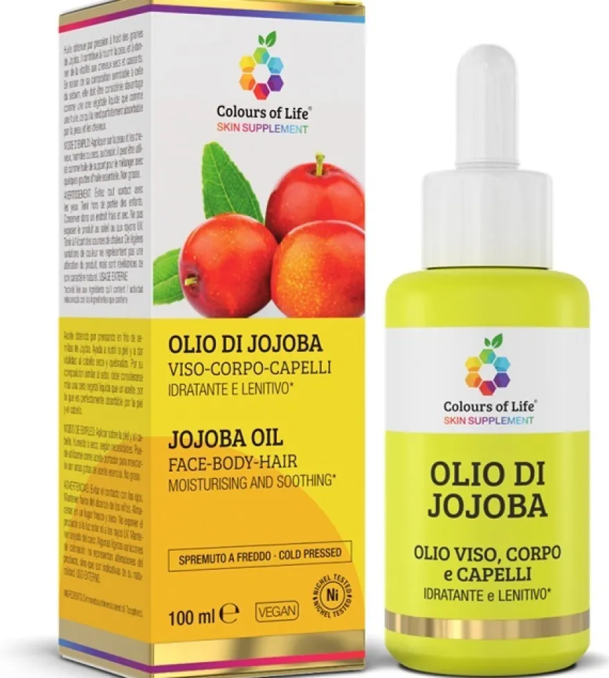 Colours Of Life Olio Jojoba Viso Corpo E Capelli 100ml