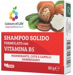 Colours Of Life Shampoo Solido Con Vitamina B5 80g