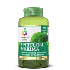 Colours Of Life Spirulina Maxima Integratore Ricostituente 120 Compresse