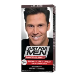 Combe Shampoo Colorante H55 Nero Copertura Capelli Grigi 38,5ml 1 Flacone