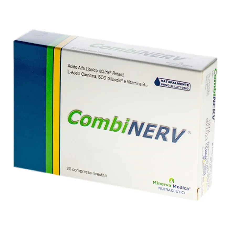 Combinerv Integratore Di Acido Alfa Lipoico Matris Retard 570mg 20 Compresse
