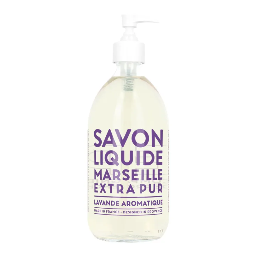 Compagnie De Provence Sapone Liquido Lavanda Detersione Pelle Normale 500ml