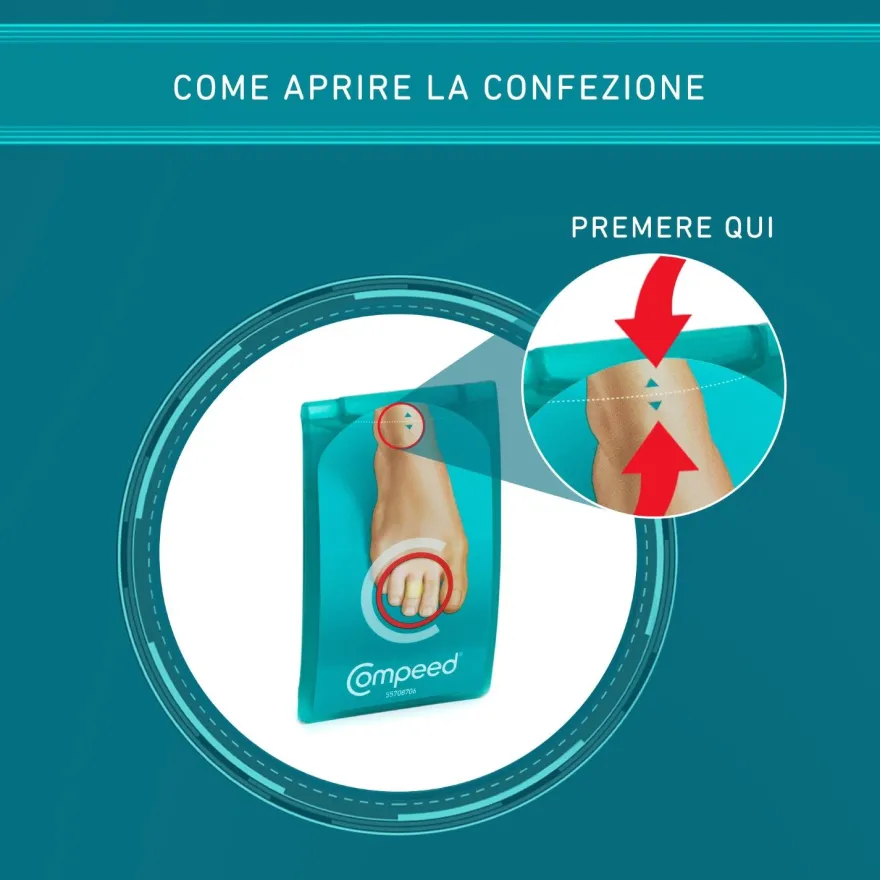 Compeed Cerotti Vesciche Dita Dei Piedi 8 Pezzi