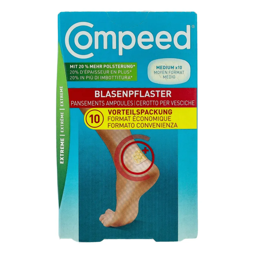 Compeed Cerotti Vesciche Medi Extreme 10 Pezzi