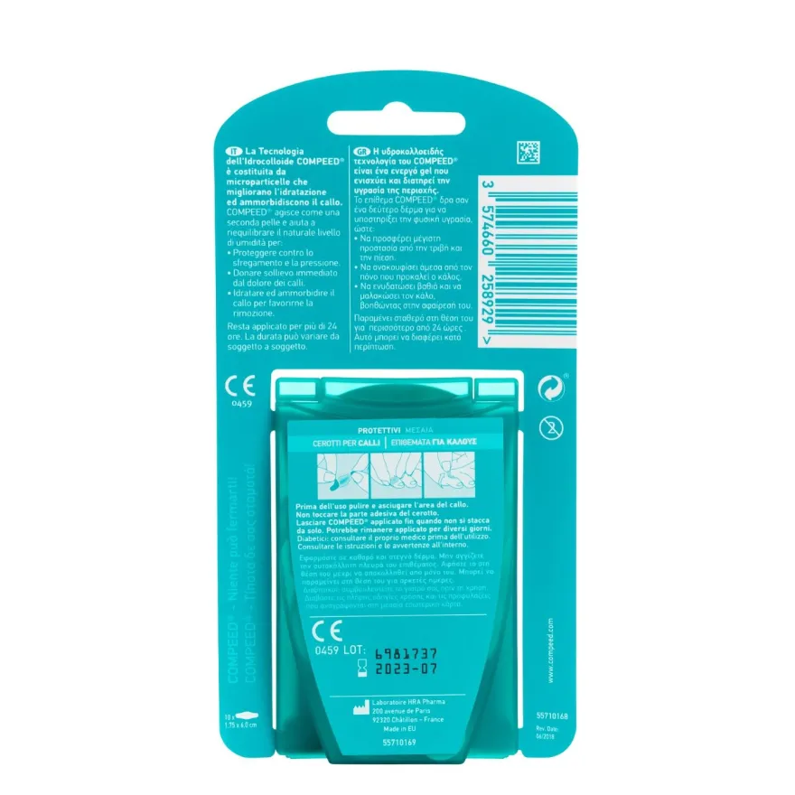Compeed Cerotto Calli Medio 10 Pezzi