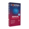 Control Sensual Xtra Dots Profilattici Stimolanti 6 Pezzi