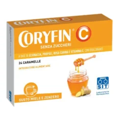 Coryfin C Miele E Zenzero Integratore Di Echinacea 24 Caramelle