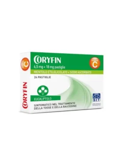 Coryfin Mentolo 6,5mg Per Tosse E Raucedine 24 Pastiglie