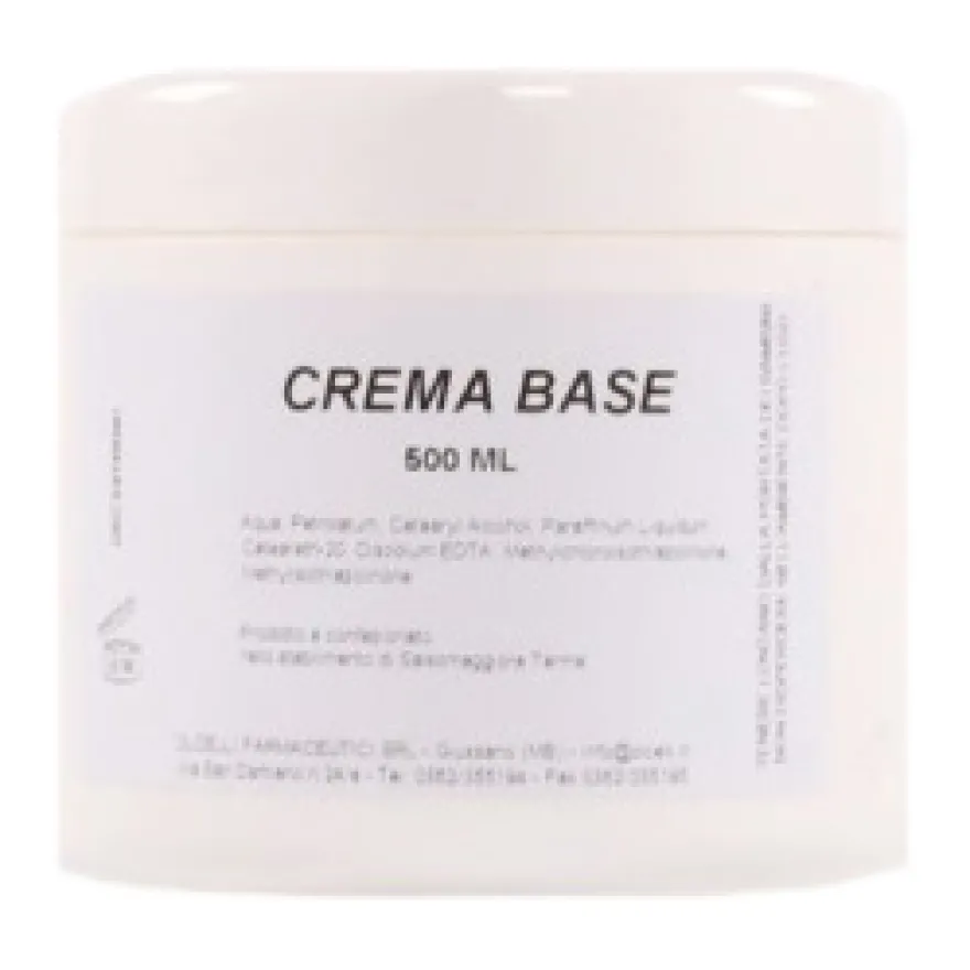 Crema Base 500ml Emolliente E Protettiva Per Il Corpo 500ml 1 Pezzo