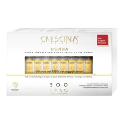 Crescina Donna 500 Nuova Formula Potenziata Trattamento Crescita Capelli 20x3,5ml