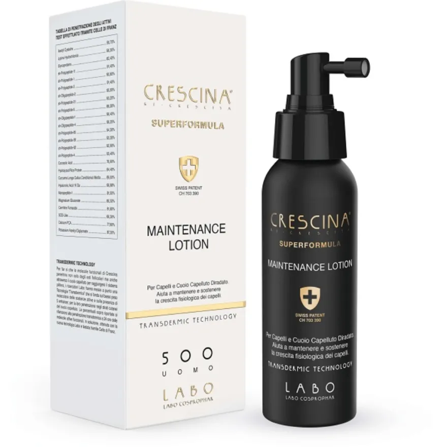 Crescina Ri-crescita 500 Lozione Di Mantenimento Stimolo Crescita Capelli Uomo 100ml