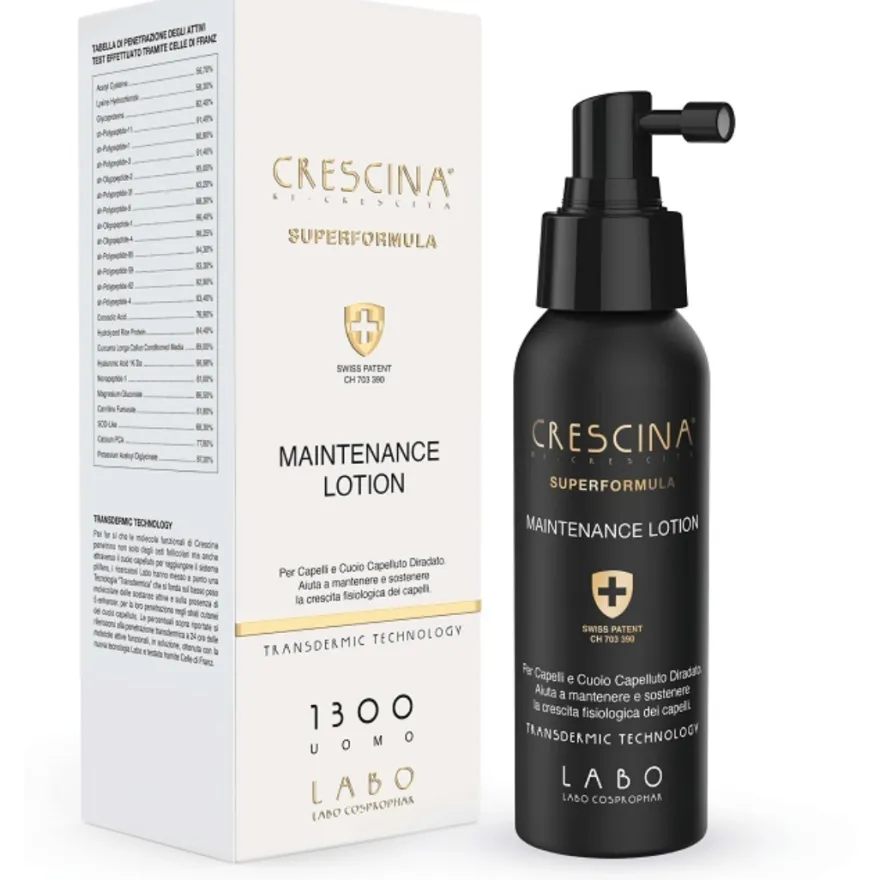 Crescina Ri-crescita 1300 Lozione Di Mantenimento Stimolazione Follicolare Uomo 100ml