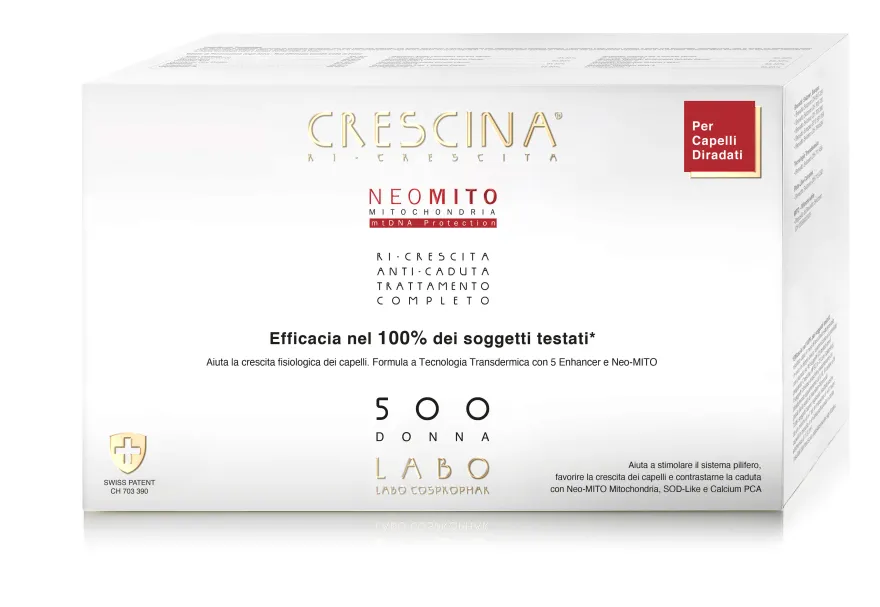 Crescina Ri-crescita Neo Mito 500 Donna Trattamento Completo 20+20 Fiale
