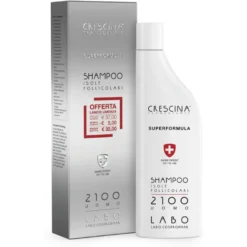 Crescina Shampoo Isole Follicolari Superformula 2100 Uomo Attiva Ricrescita 150ml