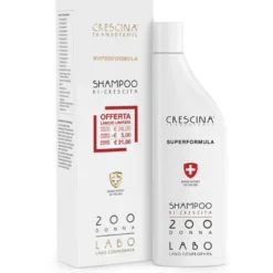 Crescina Shampoo Ri-crescita Superformula 200 Donna Rinforzante Capelli 150ml