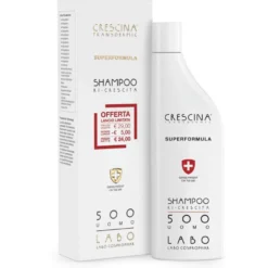 Crescina Shampoo Ri-crescita Superformula 500 Uomo Rinforzante Capelli 150ml