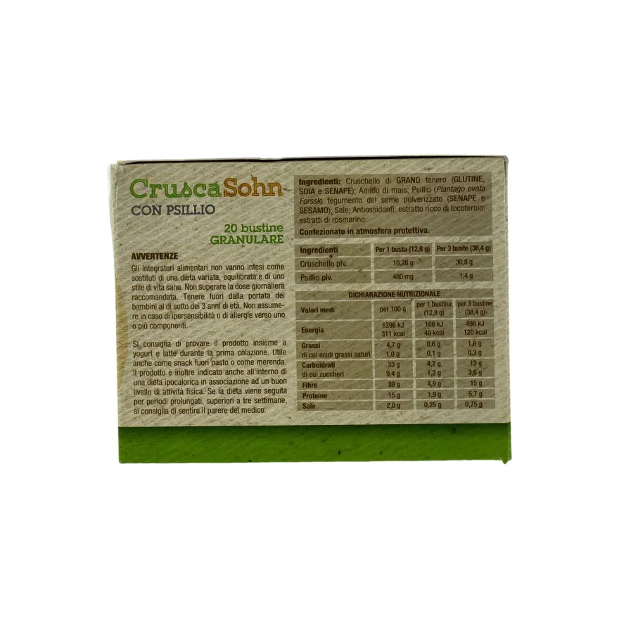 Cruscasohn Con Psyllium 20 Bustine