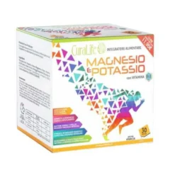 Curalife Magnesio Potassio Arancia Integratore Vitamina B12 30 Bustine