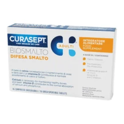 Curasept Biosmalto Difesa Smalto Adulti 16 Compresse