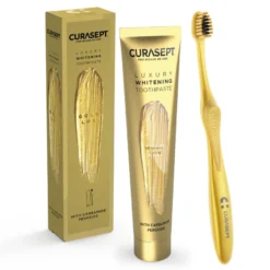 Curasept Gold Luxury Whitening Dentifricio 75ml + Spazzolino