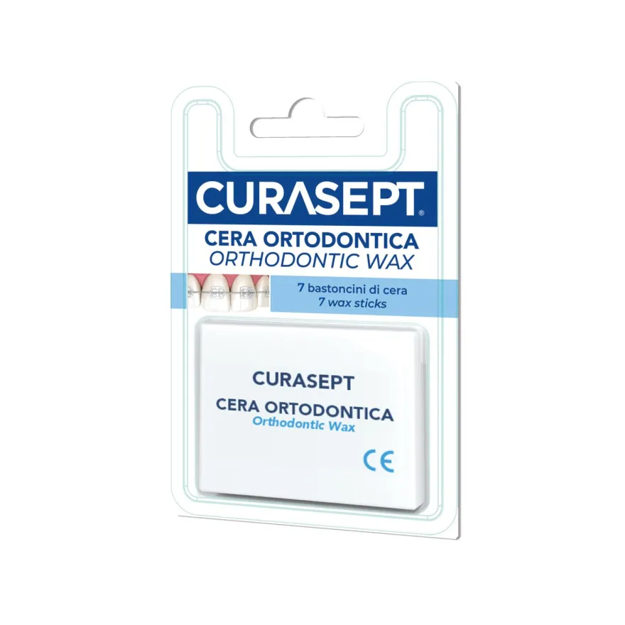 Curasept Wax Cera Ortodontica 7 Bastoncini