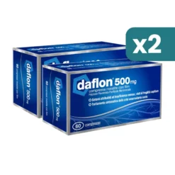 Daflon 500mg circolazione e capillari bipacco 2x60 compresse
