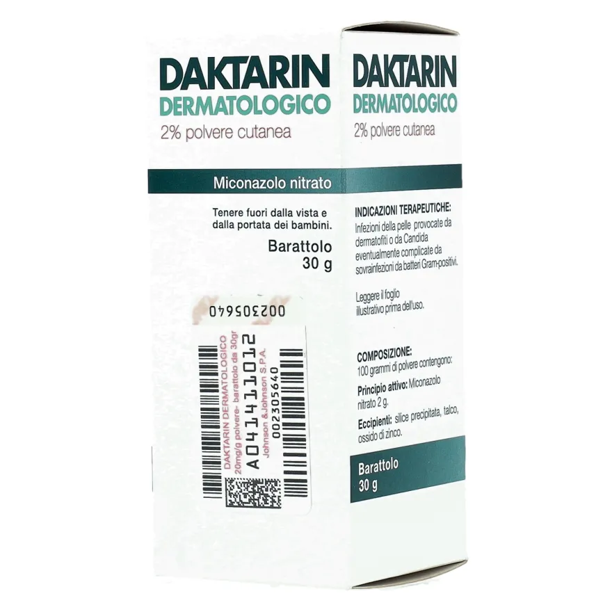 Daktarin Dermatologico Polvere Cutanea Infezioni Della Pelle 30g