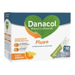 Danacol Plus+ Integratore Controllo Colesterolo 30 Stick