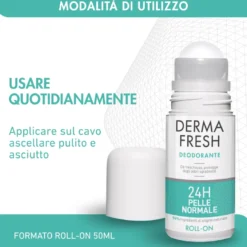 Dermafresh Deodorante Pelle Normale Roll-on Efficace 24h 100ml